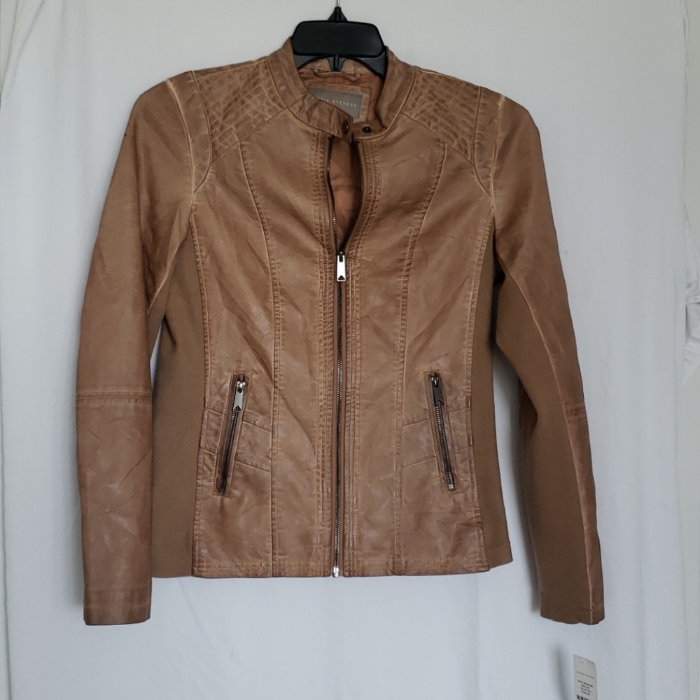 Valerie Stevens Faux Leather Jacket